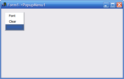 Настройка контекстного меню PopMenu