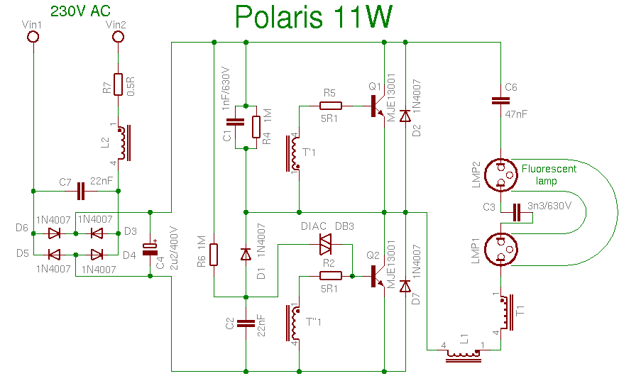 Schema Polaris 11W