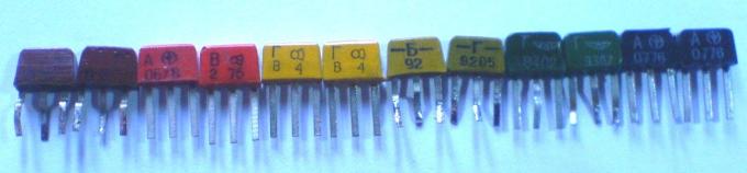 Цветовая гамма транзисторов КТ315 и КТ361