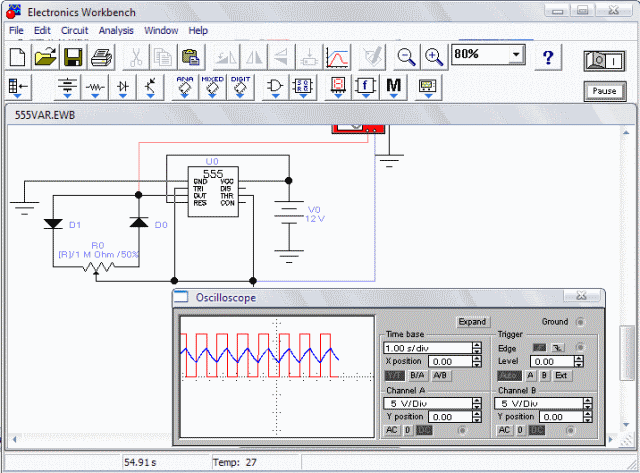 Electronics Workbench 512 скачать