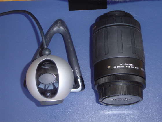 Вебкамера (в проекте использовалась Logitech Quickcam 4000)