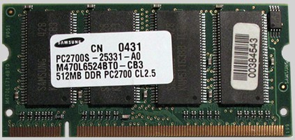 200 pin DDR SO-DIMM