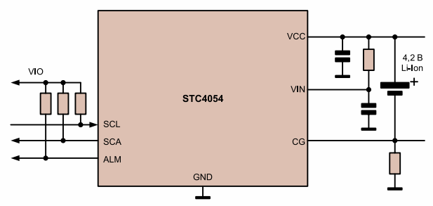 схема включения STC3105