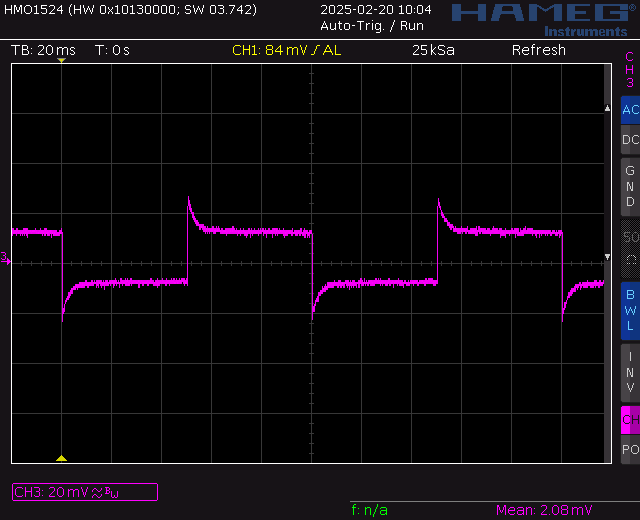 Электронная нагрузка работает в динамическом режиме